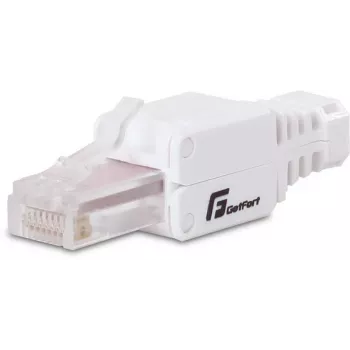 Ficha modular RJ45 Cat.6 UTP 8P8C sem ferramentas GETFORT GF-RJ45-6UTP-MB