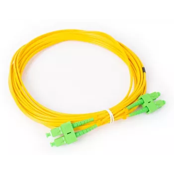 Cabo de rede de fibra ótica monomodo duplex GETFORT GF-SASAD5 SC/APC para SC/APC, 5 m