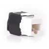 GETFORT KGF-5EUTP-NT Módulo keystone Cat.5e UTP sem ferramentas, RJ45 fêmea, branco