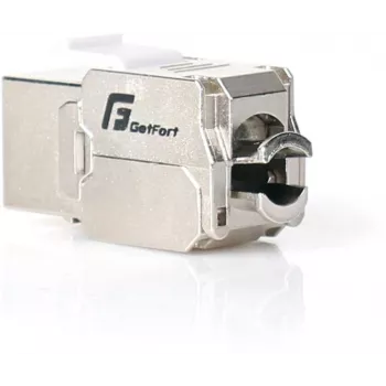 GETFORT KGF-6FTP-NT Cat.6 FTP conector fêmea keystone sem ferramentas