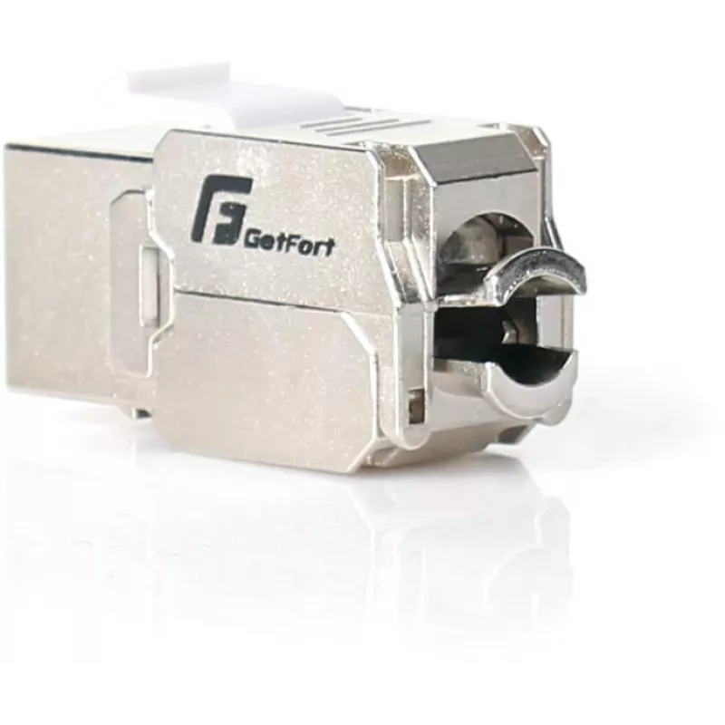 GETFORT KGF-6FTP-NT Cat.6 FTP conector fêmea keystone sem ferramentas