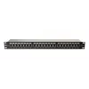 GETFORT PGF-6FTP24-B6 patch panel FTP Cat.6 24 portas 19 polegadas 1U preto