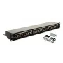 GETFORT PGF-6FTP24-B6 patch panel FTP Cat.6 24 portas 19 polegadas 1U preto
