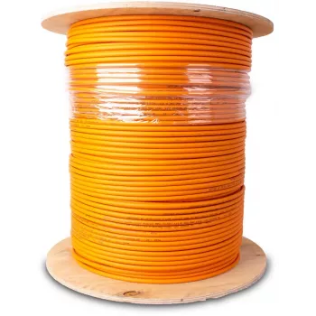 GETFORT Cabo de rede Premium Cat.6 F/UTP LSOH, 1m, cinzento