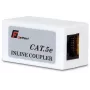 GETFORT Acoplador RJ45 Cat.5e UTP fêmea-fêmea (preto)