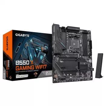 Gigabyte B550 X GAMING WIFI7 placa-mãe para AMD AM4, DDR4, Wi-Fi 7, M.2, HDMI