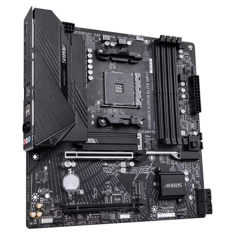 Gigabyte B550M X AORUS ELITE WIFI7 Placa-mãe Micro-ATX (AM4, DDR4, 2x M.2, Wi-Fi 7)