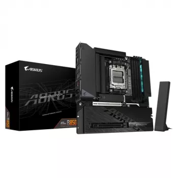 GIGABYTE B850M AORUS STEALTH AM5 placa-mãe Micro-ATX, DDR5, 2.5GbE, Wi-Fi 6E, 3x M.2