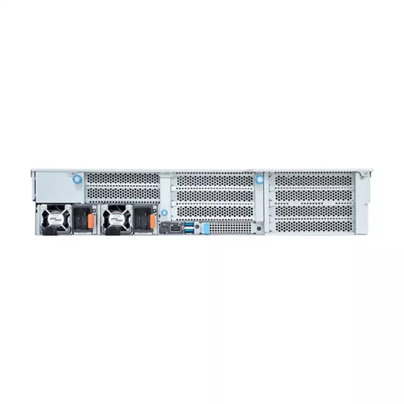 Gigabyte R263-ZG0-AAL2 (Rev. 3.x) servidor rack 2U barebone, single AMD SP5, 12x baías 3.5/2.5 inch, 2x fonte de alimentação 1200W