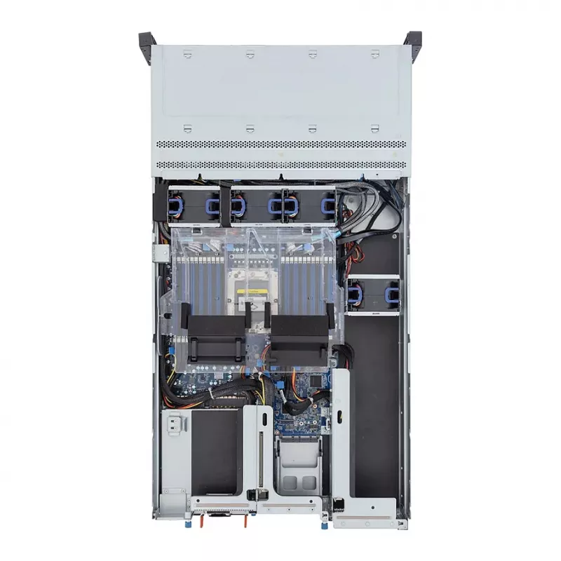 Gigabyte R263-ZG0-AAL2 (Rev. 3.x) servidor rack 2U barebone, single AMD SP5, 12x baías 3.5/2.5 inch, 2x fonte de alimentação 1200W