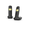 Gigaset A170 Duo preto telefone sem fios DECT com atendedor de chamadas, 2 telefones, ECO DECT