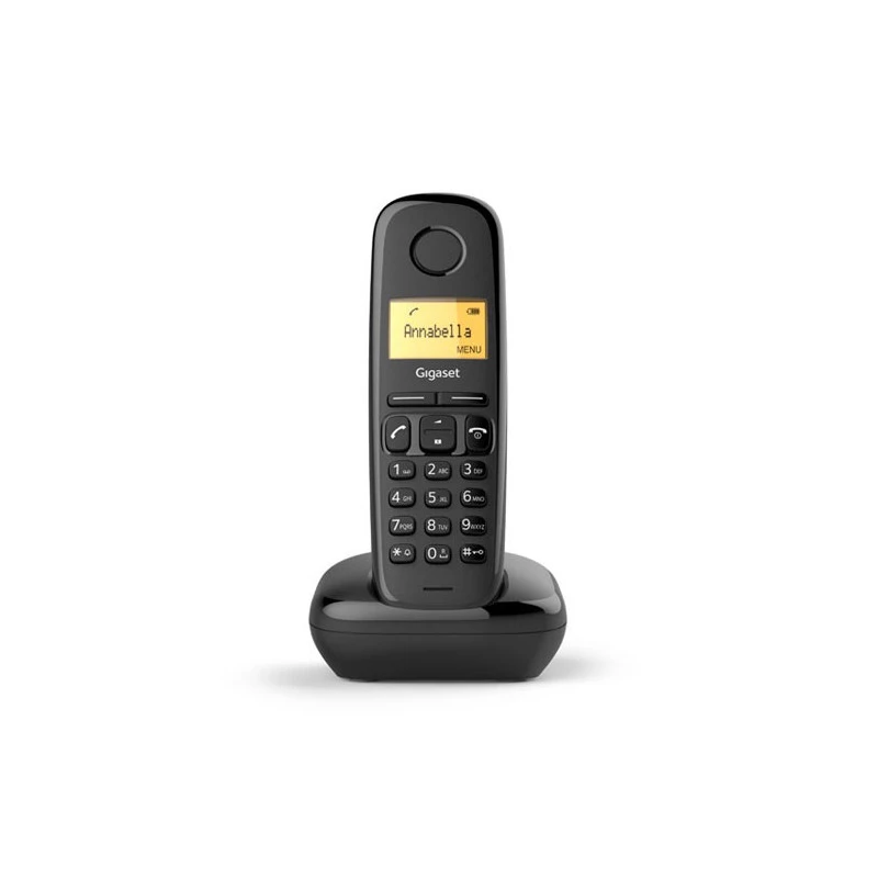 Gigaset A170 Duo preto telefone sem fios DECT com atendedor de chamadas, 2 telefones, ECO DECT