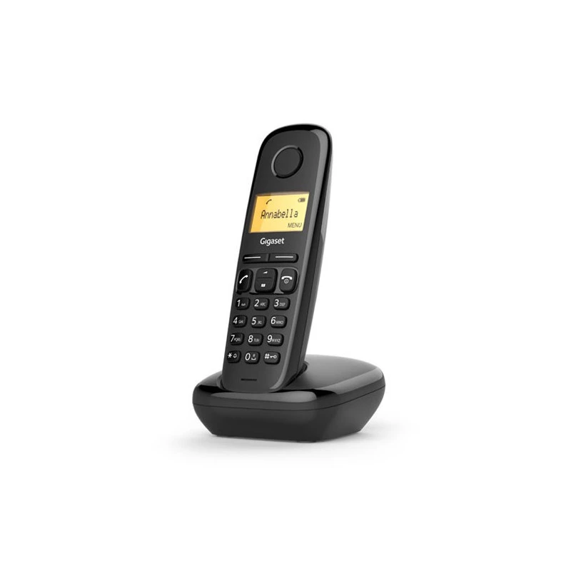 Gigaset A170 Duo preto telefone sem fios DECT com atendedor de chamadas, 2 telefones, ECO DECT