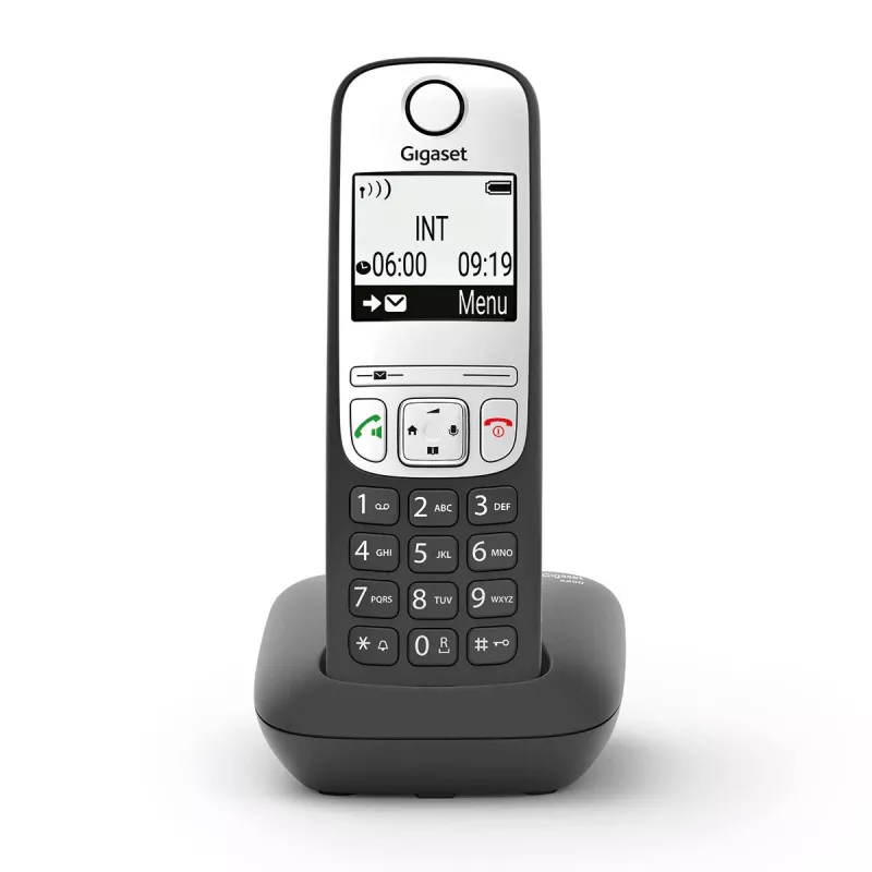 Telefone sem fios DECT Gigaset A690 preto