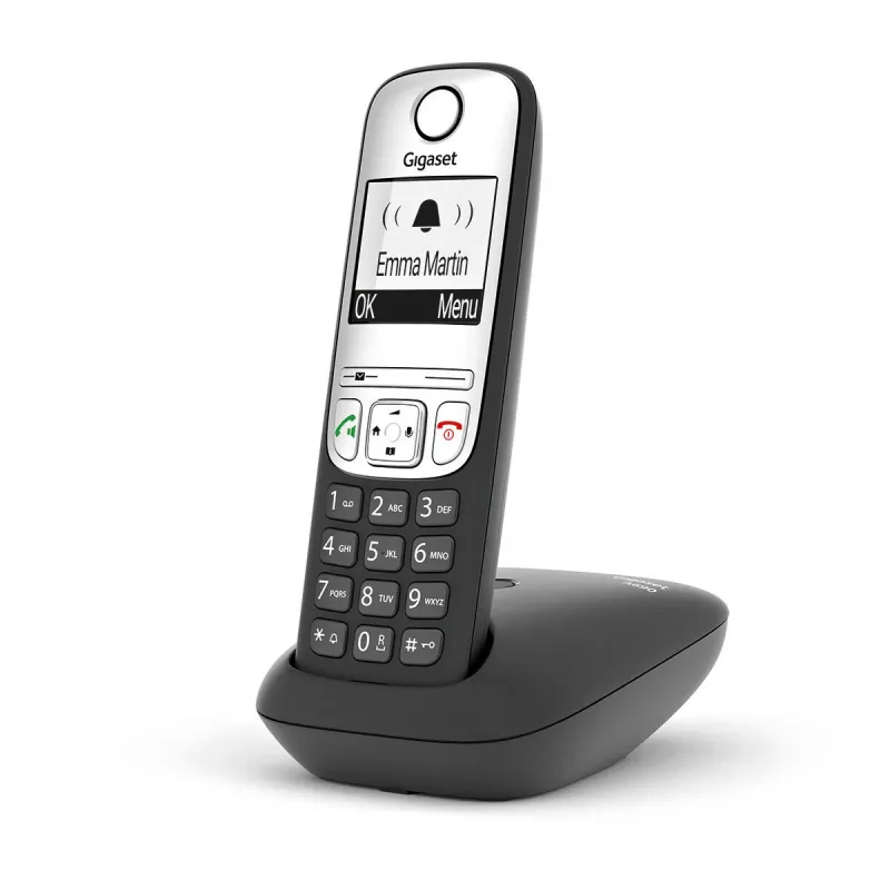 Telefone sem fios DECT Gigaset A690 preto