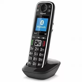 Gigaset E720HX Telefone adicional sem fios DECT com identificação de chamadas, Preto