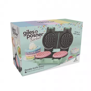 Giles & Posner EK5922GSGRVDE Máquina de waffles dupla