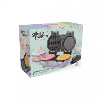 Máquina de snacks dupla e máquina de waffles Giles & Posner EK5923GSPPVDE