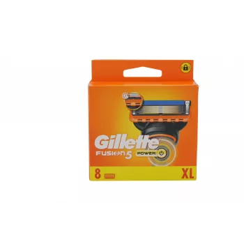 Recargas de Lâminas de Barbear Gillette Fusion5 Power, 8 lâminas