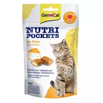 GimCat Nutri Pockets com queijo 60 g