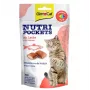 GimCat Nutri Pockets com salmão 60g – petiscos crocantes para gatos com recheio cremoso de salmão