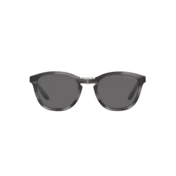 Óculos de sol quadrados de homem Giorgio Armani AR8170-5964B1 Havana acetato com lentes azuis degradê