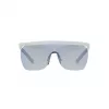Óculos de sol de homem Giorgio Armani AR8169-5344D6 armação quadrada cinzento transparente cinzento escuro UV400