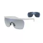 Óculos de sol de homem Giorgio Armani AR8169-5344D6 armação quadrada cinzento transparente cinzento escuro UV400