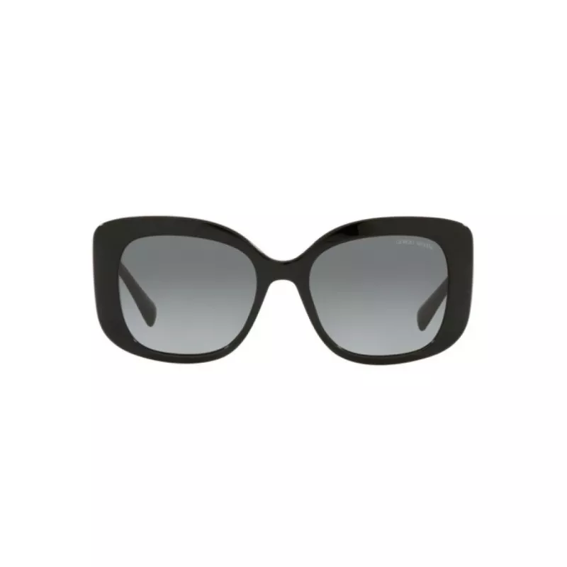 GIORGIO ARMANI óculos de sol AR8150-500111 de homem armação de acetato preta lentes de policarbonato cinzentas 53/18/140 mm