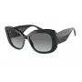 GIORGIO ARMANI óculos de sol AR8150-500111 de homem armação de acetato preta lentes de policarbonato cinzentas 53/18/140 mm