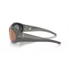 Óculos de sol unissexo GIORGIO ARMANI AR8201Q60504Z armação preta lentes cinzentas degradê 61 mm