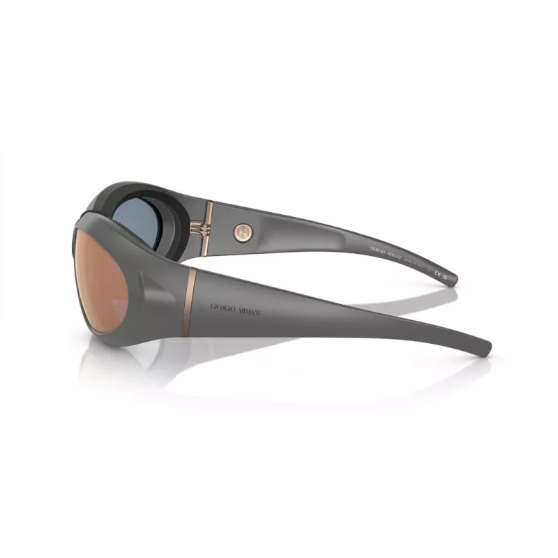 Óculos de sol unissexo GIORGIO ARMANI AR8201Q60504Z armação preta lentes cinzentas degradê 61 mm
