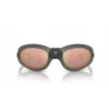 Óculos de sol unissexo GIORGIO ARMANI AR8201Q60504Z armação preta lentes cinzentas degradê 61 mm