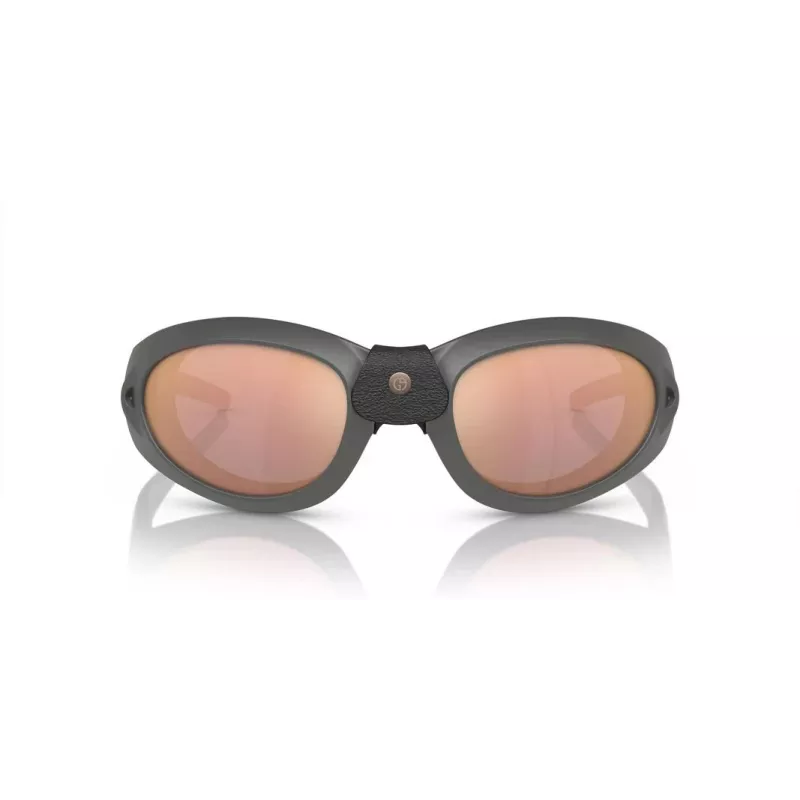 Óculos de sol unissexo GIORGIO ARMANI AR8201Q60504Z armação preta lentes cinzentas degradê 61 mm