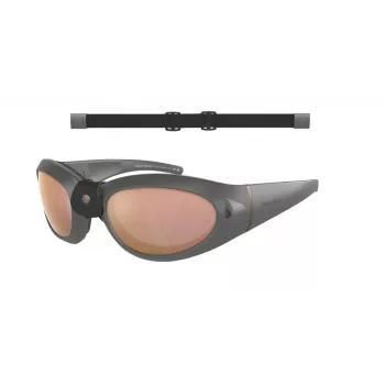 Óculos de sol unissexo GIORGIO ARMANI AR8201Q60504Z armação preta lentes cinzentas degradê 61 mm