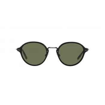 Óculos de sol GIORGIO ARMANI AR8139-500131 para mulher armação preta em acetato, formato quadrado, lentes cinzentas, 51 mm