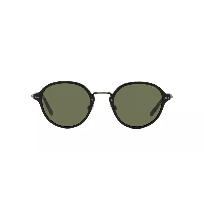 Óculos de sol GIORGIO ARMANI AR8139-500131 para mulher armação preta em acetato, formato quadrado, lentes cinzentas, 51 mm
