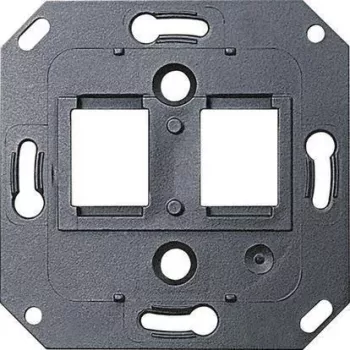 Gira 019100 anel de suporte para tomada de dados AMP/RADIALL - preto (System 55)