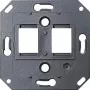 Gira 019100 anel de suporte para tomada de dados AMP/RADIALL - preto (System 55)