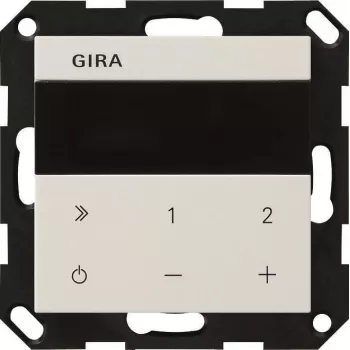 Rádio de encastrar Gira 232003 IP System 55 branco puro brilhante