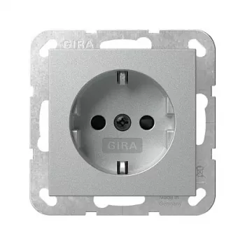 GIRA 445326 tomada SCHUKO SH System 55 F alumínio
