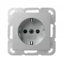 GIRA 445326 tomada SCHUKO SH System 55 F alumínio