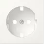 Gira 492027 Tampa para tomada SCHUKO, System 55, branco puro mate