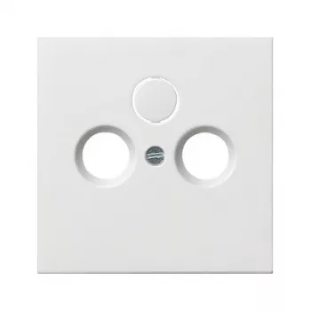 Gira tampa para tomada de TV, rádio, SAT, interruptor de superfície Design, branco puro 0869112