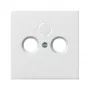 Gira tampa para tomada de TV, rádio, SAT, interruptor de superfície Design, branco puro 0869112
