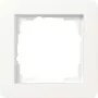 Moldura de cobertura Gira E2 1 módulo, branco puro mate 0211151
