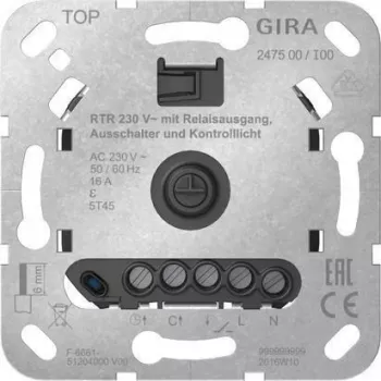 GIRA RTR 230 V Saída de relé Módulo de regulação ON/OFF 247500