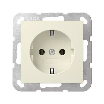 Gira System 55 Tomada SCHUKO branco creme (418801)