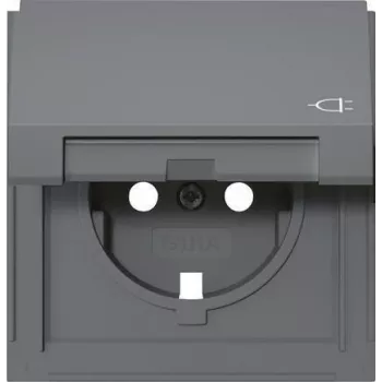 Gira TX_44 tampa de tomada SCHUKO com tampa basculante, antracite 492267