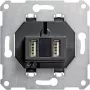 Gira módulo de carregamento USB Standard 55, E2, Event, Esprit, ClassiX, System 55 (235900)